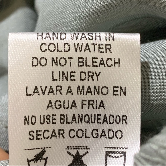 Miss Avenue Dress Hi-Low Gray Empire Waist Tie Back at Neck - Picture 8 of 13